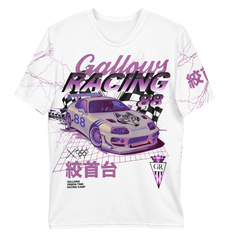 Gallows Demon Time Racing Camp AOP Tee